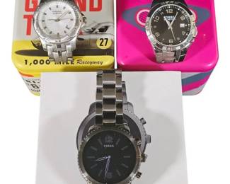 Fossil Smart Watch  Blue Divers Like New