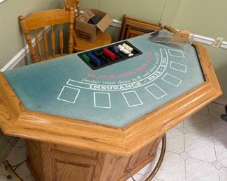 Bar / Blackjack table