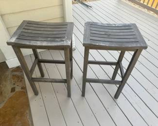 WOODEN BAR STOOLS $30 TOGETHER