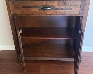Wood Cabinet Drawer and shelving $60