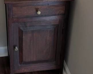 Small Wood Cabinet $60
