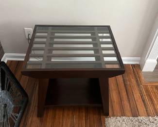 GLASS TOP TABLE $60