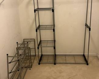 Black 3-tier Shelving unit- $20