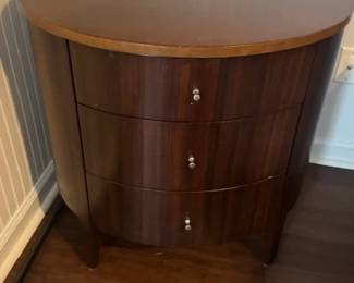 Curved 3 Drawer night stand $90