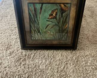 FRAMED ORIGINAL PAINTED BOTANICAL ARTWORK $25