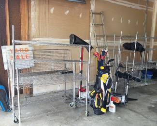 5 tier wire metal shelves with wheels