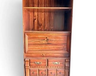 Wooden Cabinet With Fold Out Desk
