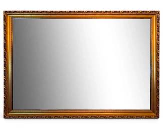 Hollywood Regency Gold Wall Mirror 45.5 x 31.5 