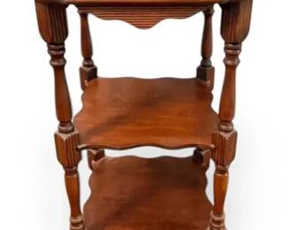 3 Tiered Wooden Side Table