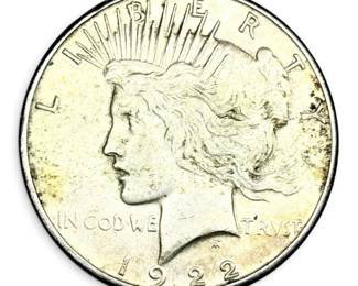 1922 Silver Peace Dollar
