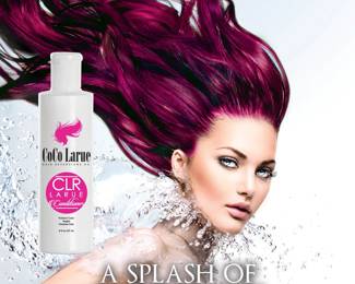 a splash of coco larue conditioner