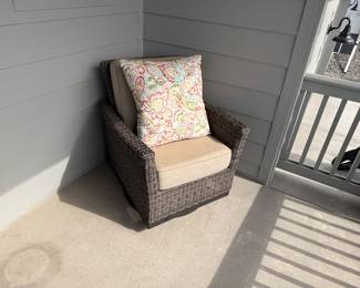 Two wicker chairs- $50