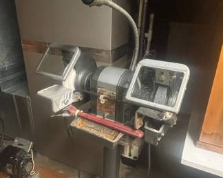 Craftsman Industrial 1/2 HP Bench Grinder with Floor Stand and Light