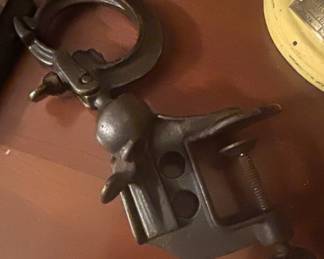Vintage Ball-and-Socket Clamp for Photographic Equipment or Lighting
