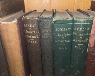 Collection of Sir Charles Lyell Geological Works (Principles of Geology, Manual of Elementary Geology, Antiquity of Man)