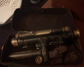 Vintage Brass Surveying Level Instrument by W. & L.E. Gurley