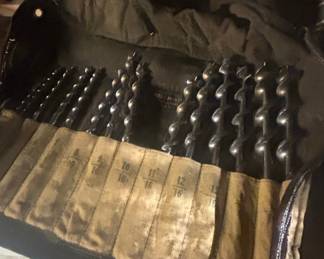 Snell Manufacturing Company Vintage Auger Bit Set