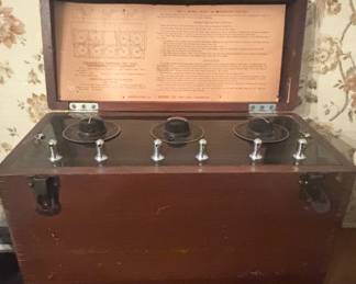 J. Beeber Co. Triple Bronchoscopic Battery