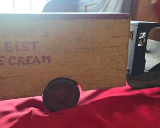 Vintage wood truck