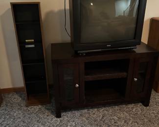 Tv stand, VHS holder