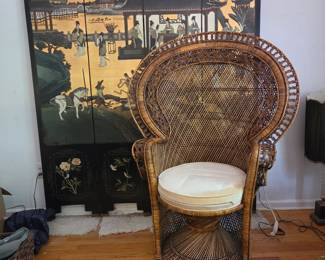 Peacock Chair $150