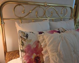 Brass bed $95