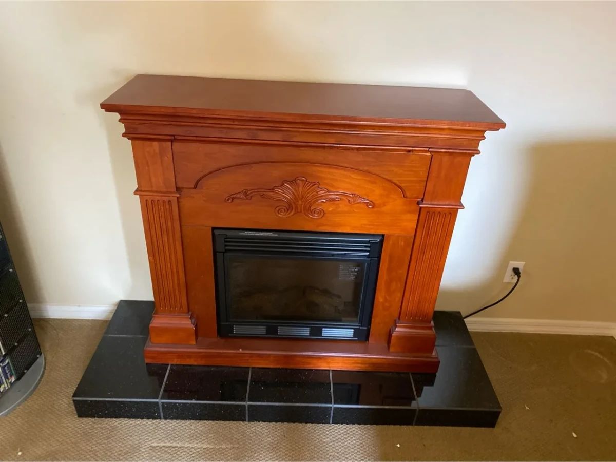 Fireplace And Stand
