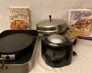Cookbooks, Pans,  More
