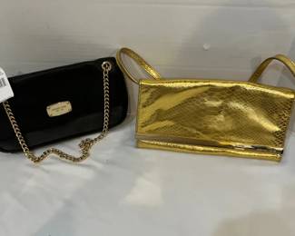 Two Michael Kors Clutch Bags With Tags