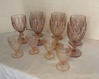 Pretty In Pink Glassware
