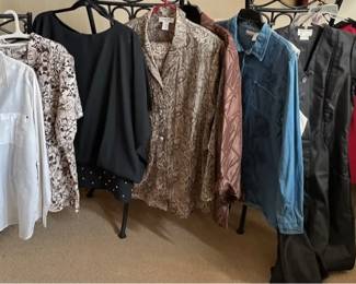 Womens Jackets, Pantsuits, Blouses All Large Sizes