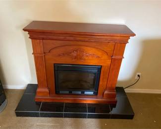 Fireplace And Stand