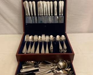 Stainless Steel Silverware With Storage Box