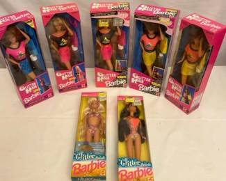 Barbie Glitter Hair And Beach