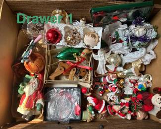 MCM To Recent Holiday Ornaments Lot