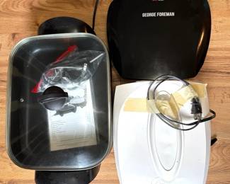 Westbend Skillet George Foreman Grill Lot