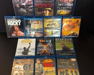 SportsMilitaryBased On A True Story Bluray Lot 13 Dvds