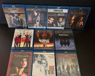 Critically Acclaimed Bluray Thriller Lot 10 Dvds