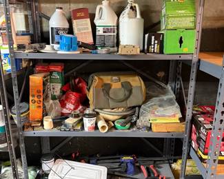 Assorted Home Improvement Lot, All 4 Shelves