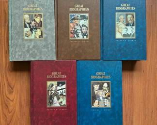 Vintage Readers Digest Great Biographies Collection  5 Hardcover Books
