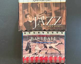 PBS Ken Burns VHS Lot Baseball Jazz