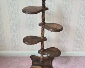 Fourtiered Wooden Plant Stand