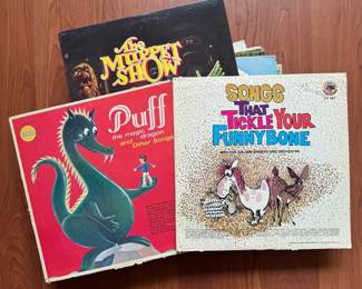 Vintage Childrens  Storybook Vinyl Record Lot  Disney, Muppets, Classic Favorites  15 LPs