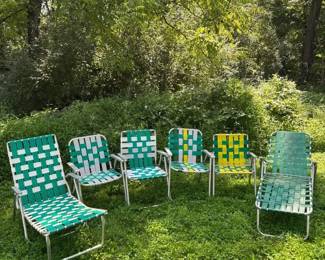 Lot 1 Of Folding Aluminum Beach Chairs