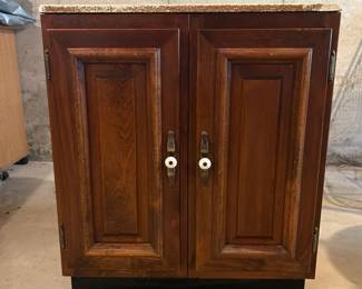 Dark Wooden Base Cabinet