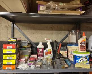 Lot Of Nails, Screws, Fasteners And More