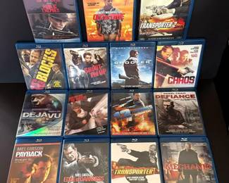 Action Packed Thriller Bluray Lot 15 Dvds