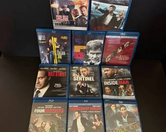 Action Thriller Bluray Lot, Michael Douglas Bundle