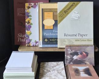 Paper Lot  Notepads, Journals, Paper, And Sketchbook
