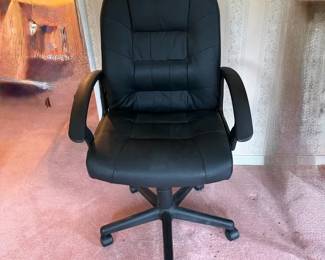 Black High Back Office Chair, Adjustable